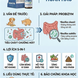 Alternative view of Á Châu Probizym 10ml - Men vi sinh cho thú cưng - Lọ