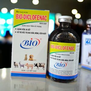 BIO DICLOFENAC 100ml - Giải quyết vấn đề đau chân, móng, viêm khớp và hạ sốt nhanh. - Lọ 100ml