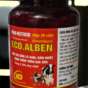 Alternative view of ECO ALBEN (Viên 150kg thể trọng) - Hũ 36 viên