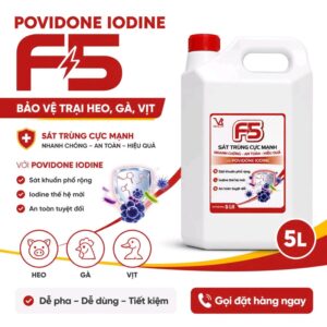 Alternative view of Thuốc Sát Trùng Chuồng Trại VIBO F5 (Povidine Iodine) - Thú Y An Nhung.