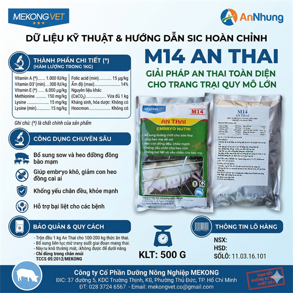 Mekong M14 An Thai 500g - Gói - Ảnh 4
