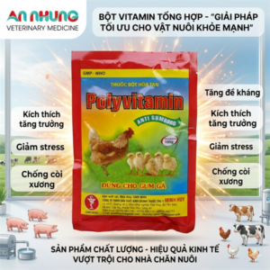 Minh Huy Polyvitamin - Anti gumboro ( Gà) - gói 100g