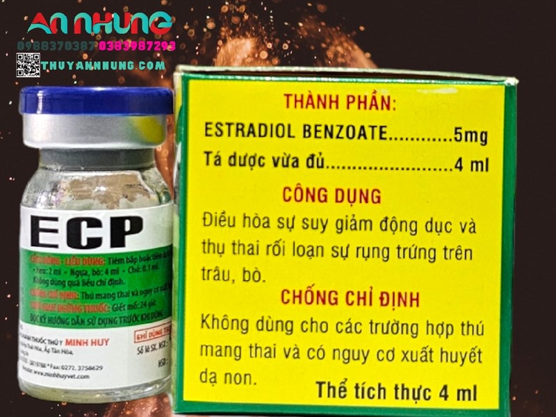 Minh Huy ECP (Estradiol) 4ml - Hộp 10 lọ - Ảnh 5