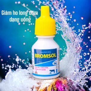 Sagophar Bromsol 10ml oral - Giảm ho, long đờm, thông khí quản - Hộp 25 lọ