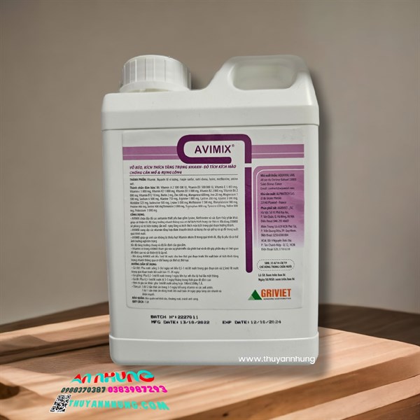 AGRI AVIMIX 1 lít - Amino, Acid Amin, - Can - Ảnh 3