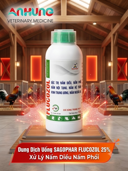 SAGOPHAR FLUCOZOL 25% - 1 LÍT - CHAI - Ảnh 4