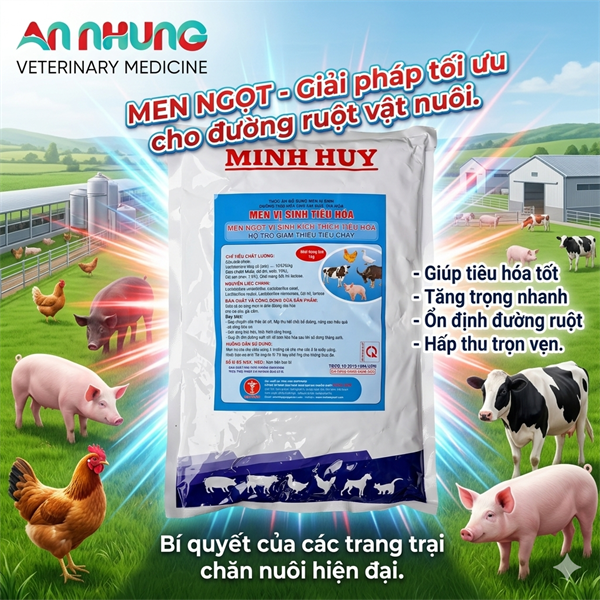 MINH HUY MEN NGỌT 1 KG - Gói 1kg