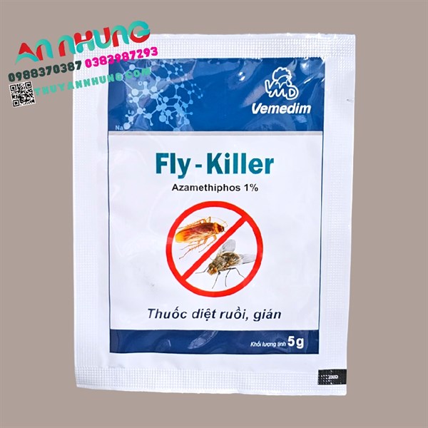 VMD Fly Killer (Ruồi,Kiến,Gián) 5g - Hộp 100 gói - Ảnh 2