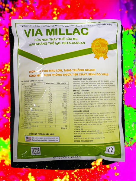 VIAVET MILK LAC 1kg - SỮA NON - Gói - Ảnh 3