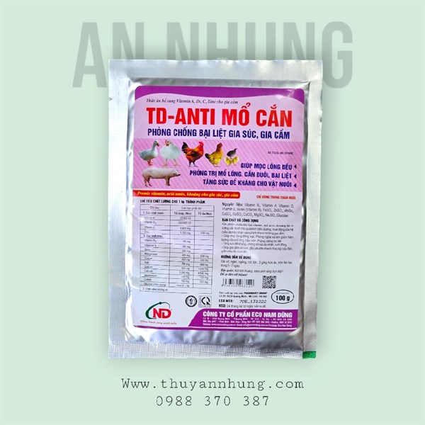 ND Anti Mổ Cắn 100g - gói - Ảnh 4