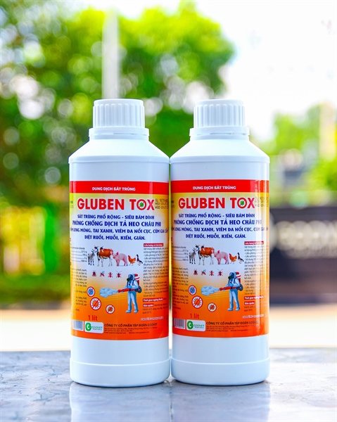 GOOVET GLUBEN TOX 1 lít - Sát trùng kết hợp diệt côn trùng - Chai - Ảnh 4