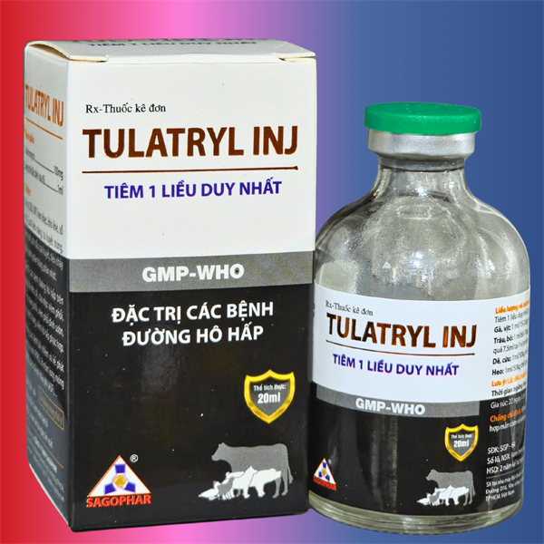 SAGOPHAR TULATRYL INJ - BLACK - 20ml (N) - Chai