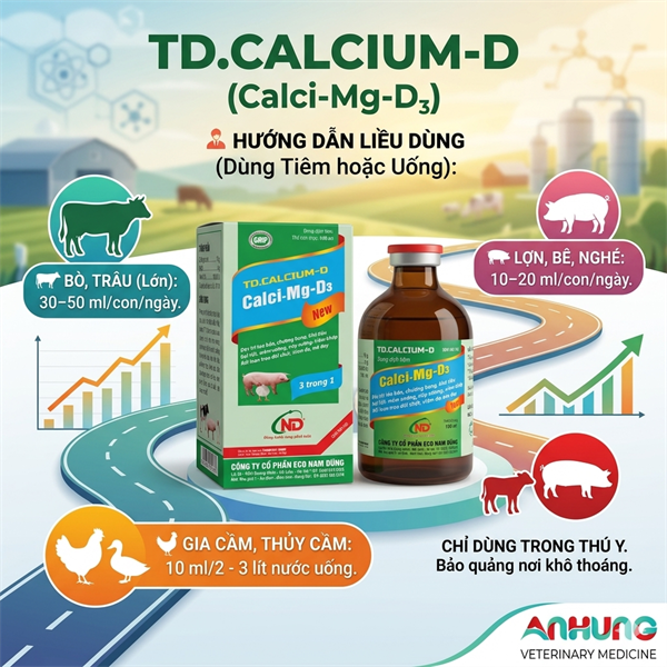 ND CALCIUM MG D3 100ml - Lọ 100ml - Ảnh 3