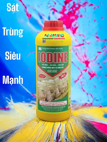 VIA IODINE 1 Lít - Chai - Ảnh 3