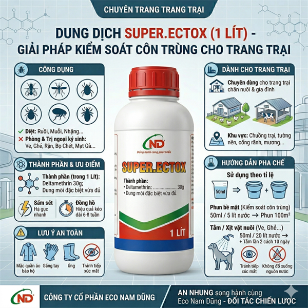ND SUPER ECTOX 1 Lít - Chai 1 lít - Ảnh 3