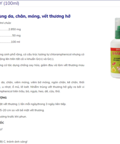 Alternative view of Viavet Damong Spray 100ml (đặc trị nấm da, móng trên Bò,Dê, Cừu, Thỏ) - Lọ
