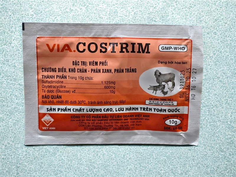 VIAVET Costrim 10gr - Hộp 50 gói - Ảnh 4