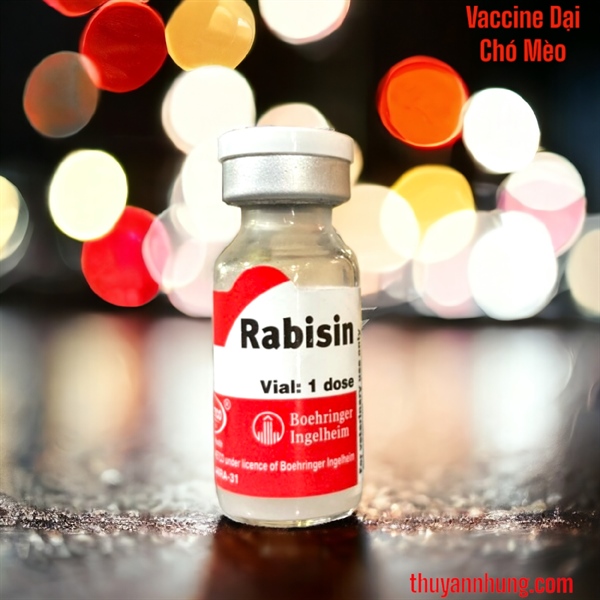Vaccine - Dại Chó, Mèo - RABISIN 1 Liều - Màu đỏ - Liều - Ảnh 4