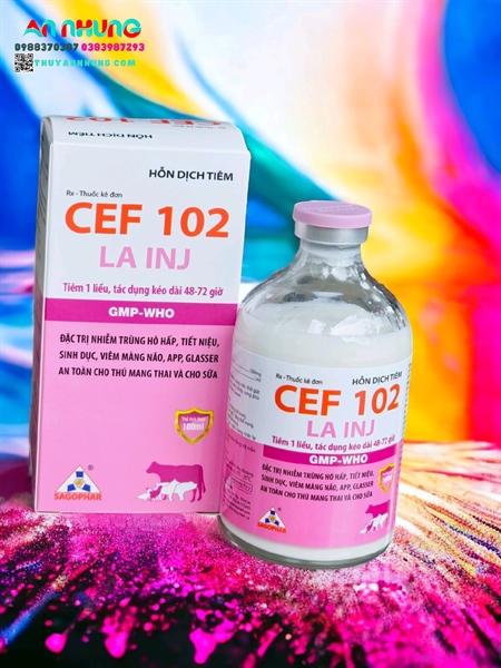 SAGOPHAR CEF 102 LA - 72H - CEFTRI ONE (N) - Lọ - Ảnh 3