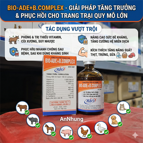 BIO ADE BCOMPLEX - Lọ - Ảnh 2