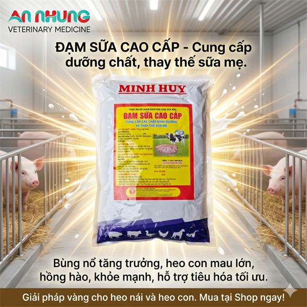MINH HUY ĐẠM SỮA 1 KG - gói 1 kg