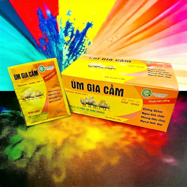 Goovet - Úm gia cầm 10gr - Hộp 50 gói - Ảnh 3