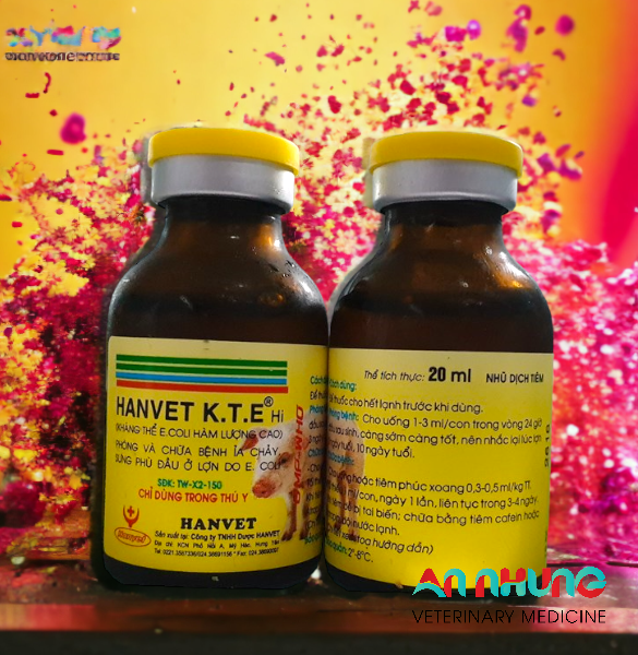 Kháng thể Heo - Hanvet KTE 20ml - Lọ 10 liều
