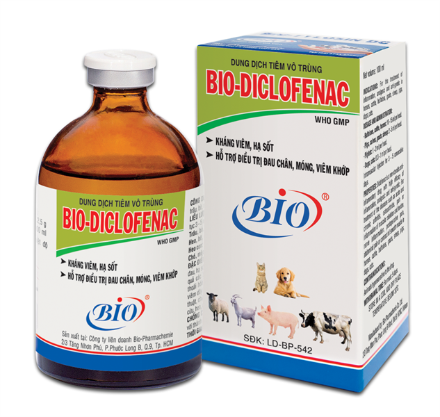 BIO DICLOFENAC 100ml - Giải quyết vấn đề đau chân, móng, viêm khớp và hạ sốt nhanh. - Lọ 100ml - Ảnh 2