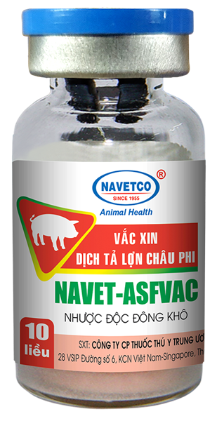NAVET- ASFVAC 10L (dịch tả lợn châu phi) - Lọ 10 Liều - Ảnh 2