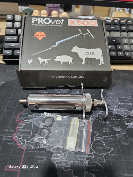 Xi Lanh Inox PROVET X500 - 25ml - Cái