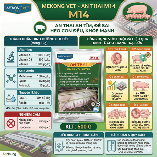 Mekong M14 An Thai 500g - Gói - Ảnh 3