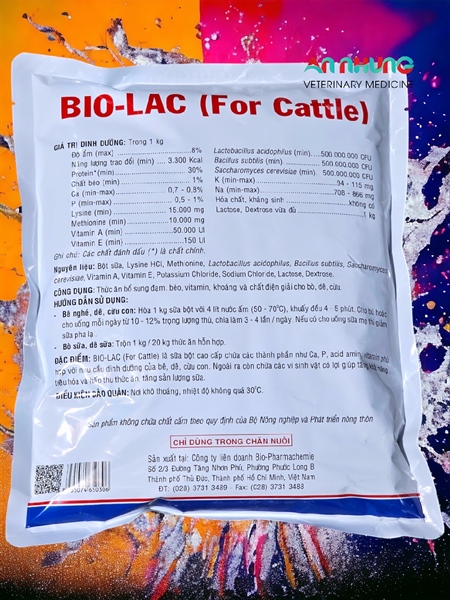 BIO LAC (FOR CATTLE) 1kg - Gói - Ảnh 4