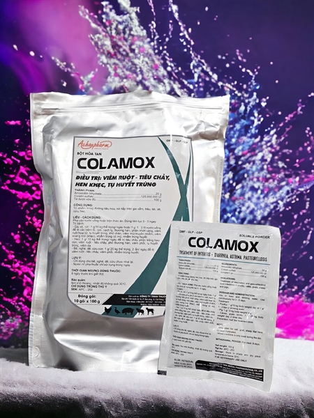 Á CHÂU COLAMOX 1kg - Amox 20% - Gói 10in1 - Ảnh 3