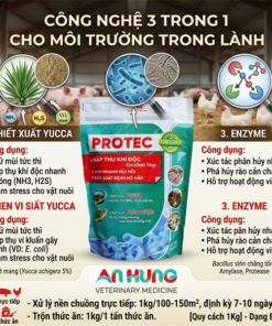 VB PROTEC 1Kg - Men răc nên chuồng, xử lý mùi hôi, phân chuồng - Gói 1kg