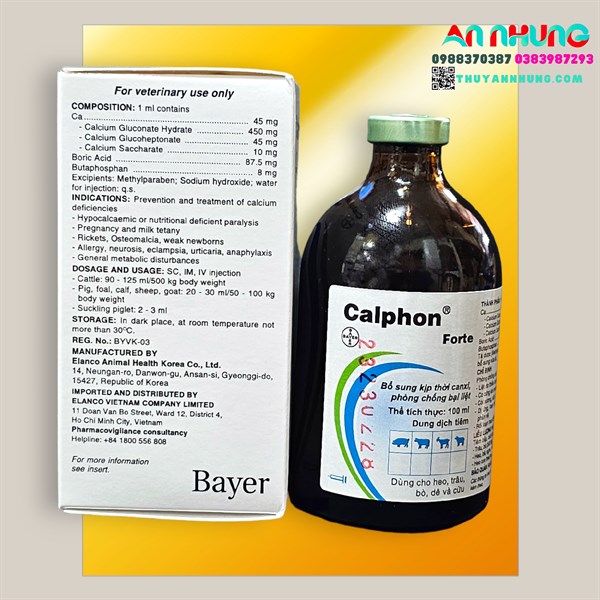 BAYER CALPHON 100ml - Lọ - Ảnh 2