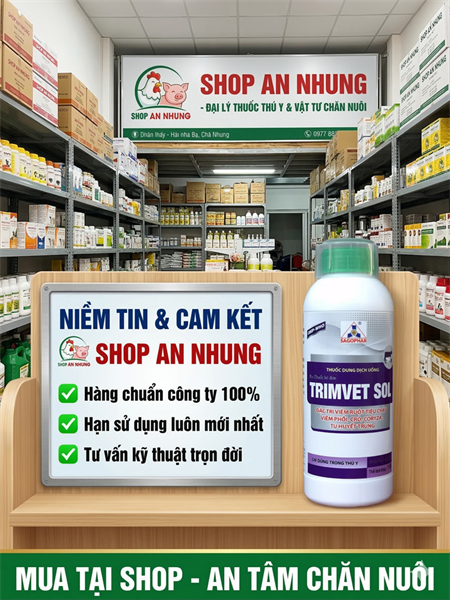 SAGOPHAR TRIMVET SOL 1 Lít - Chai 1l - Ảnh 5