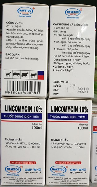NAVETCO LINCOMYCIN 10% 100ml - Lọ - Ảnh 2