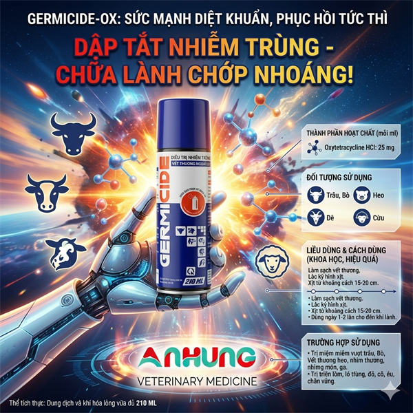 Á CHÂU GERMICIDE 210ml - Lọ - Ảnh 4