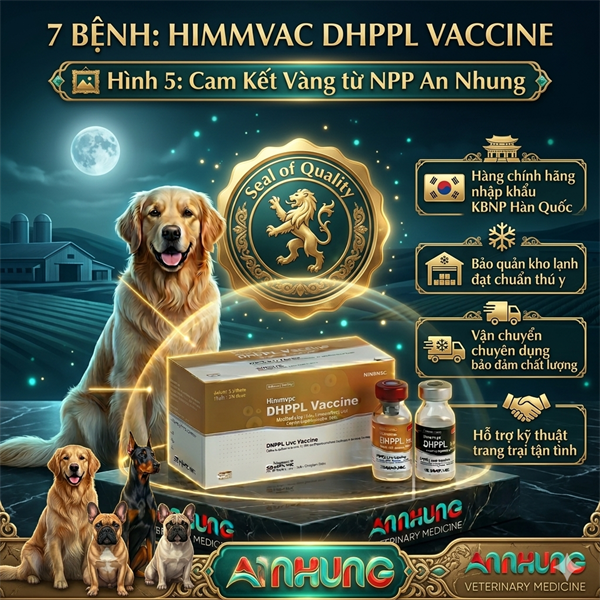 Vaccine PT - HIMVAC - 7 bệnh Chó - Cặp