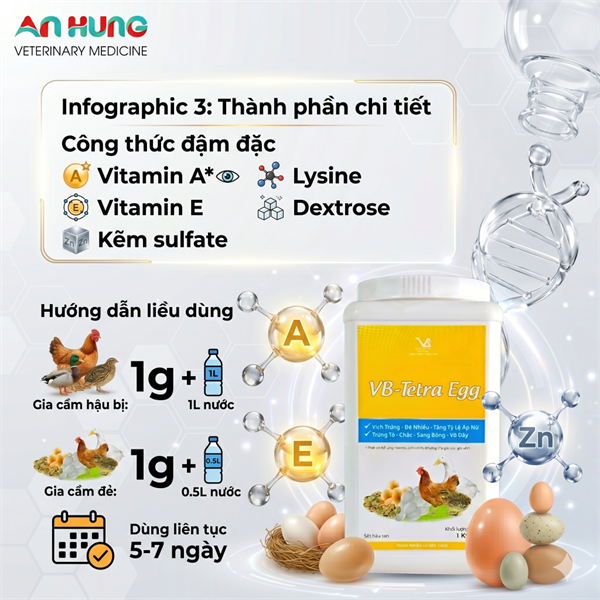 VB TETRA EGG - Kích trứng - Lon 1kg - Ảnh 5