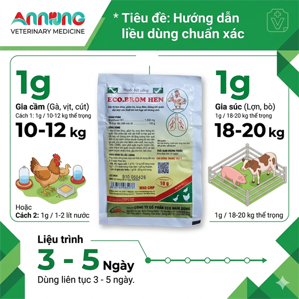 ND Eco Brom Hen 10gr - Hộp 50 gói - Ảnh 5