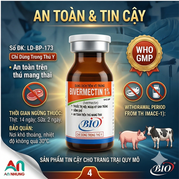 Bivermectin 1% - Chó mèo - Lọ nhỏ 10ml - Ảnh 3