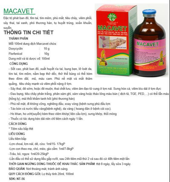 NThái MACAVET - Flor Doxy - Lọ 100ml - Ảnh 2