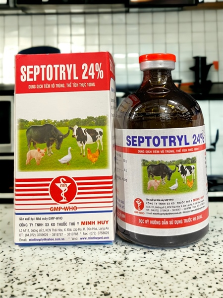 Minh Huy SEPTOTRYL 24% 100ml - Lọ 100ml - Ảnh 2