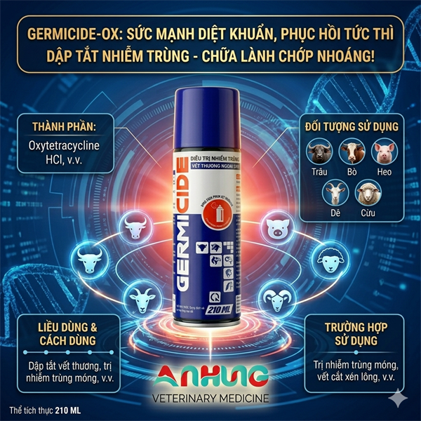Á CHÂU GERMICIDE 210ml - Lọ - Ảnh 2