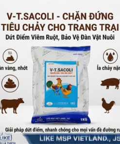 LIKE T.SACOLI (đặc trị tiêu chảy) - Gói 1kg 10in1
