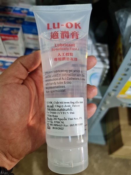 Gel bôi trơn Lu OK 250ml - Tuýp - Ảnh 2
