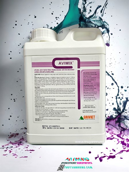 AGRI AVIMIX 1 lít - Amino, Acid Amin, - Can - Ảnh 2