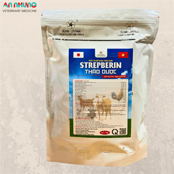 SUMI STREPBERIN THẢO DƯỢC 1kg - Berberin đắc trị tiêu chảy - Gói 10in1 - Ảnh 4