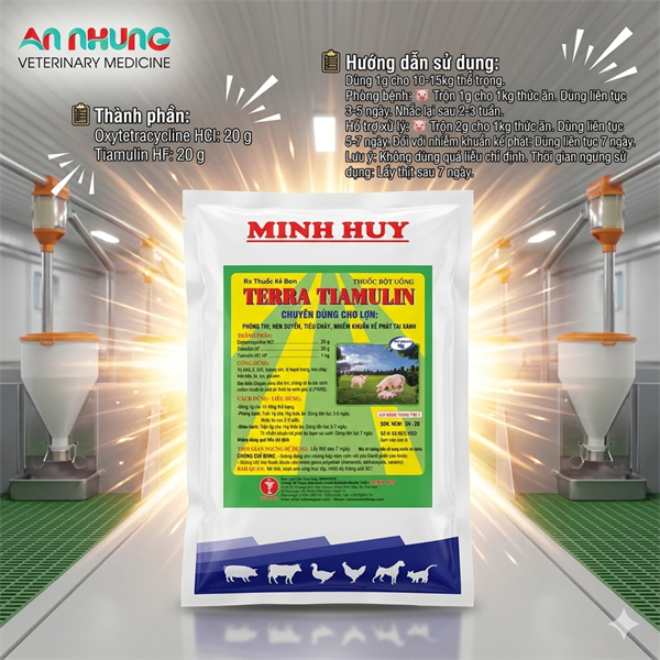MINH HUY TERRA TIAMULIN ( Hen Suyễn LỢN) 1 Kg xá - gói 1kg - Ảnh 2
